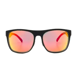Vigor - Bearspaw Polarized Wayfarer Sunglasses - Crimson Red