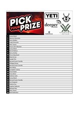 DRAW #1375 - Pick Your Prize - Yeti, Deeper, Vortex OR Gift Card