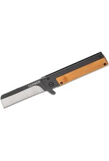 GERBER TOOLS Gerber 30-001702 Qudrant Folding Knife, Sheepsfoot Blade, Satin Finsh, Bamboo Handle, Liner Lock, Fine Edge