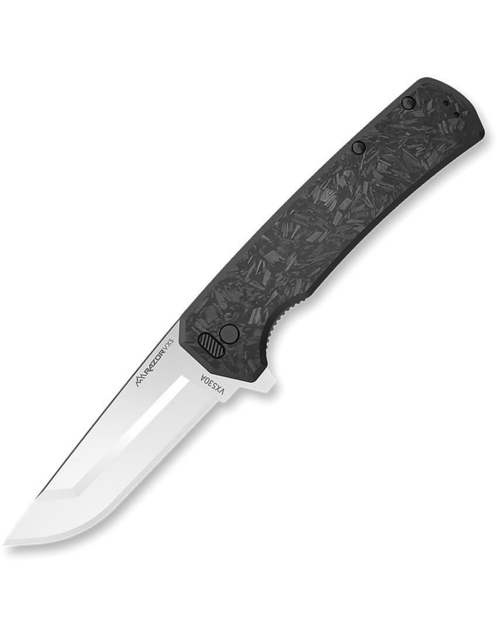 Outdoor Edge Outdoor Edge VX530A Razor VX5 Linerlock Knife Carbon Fiber Handles
