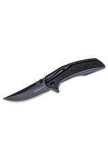 kershaw Kershaw 8320BLK Outright Flipper Knife 3" Black PVD Upswept Blade, Black G10 and Stainless Steel Handles, Frame Lock