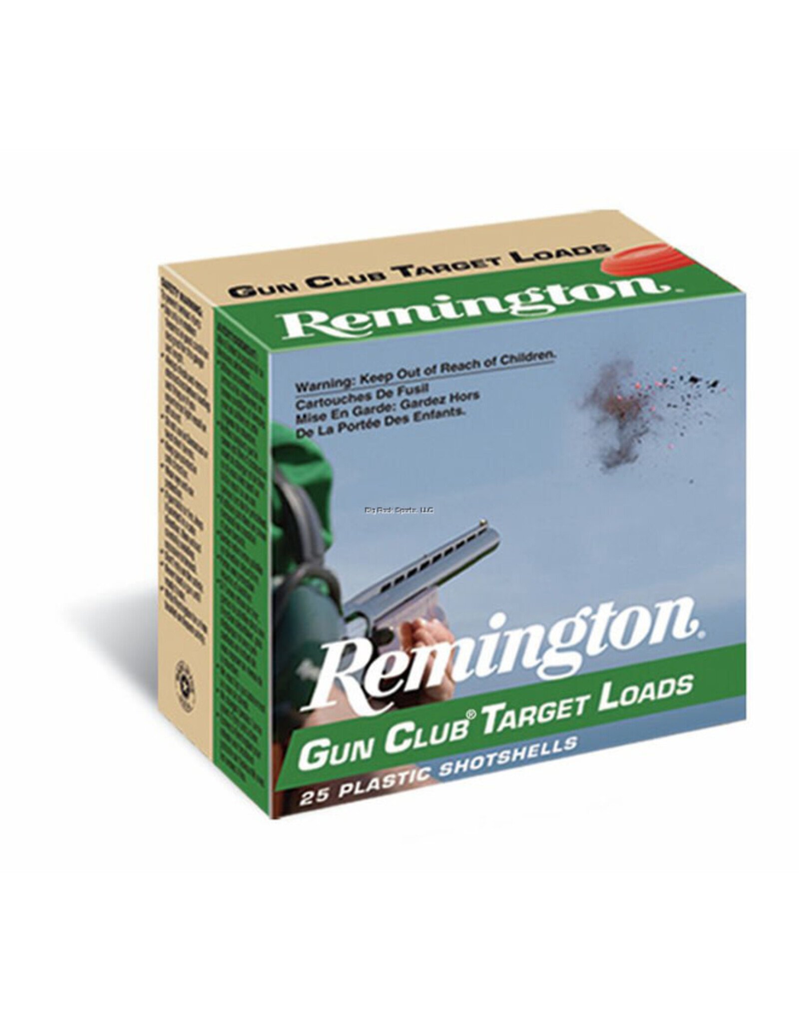 Remington Remington 20239 Gun Club Shotshell 20 GA, 2-3/4 in, No. 7-1/2, 7/8oz, 2-1/2 Dr, 1200 fps, 25 Rnd per Box