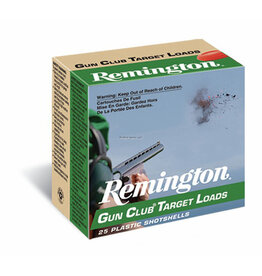 Remington CASE of Remington 20239 Gun Club Shotshell 20 GA, 2-3/4 in, No. 7-1/2, 7/8oz, 2-1/2 Dr, 1200 fps, 250 Rounds (10 boxes of 25)
