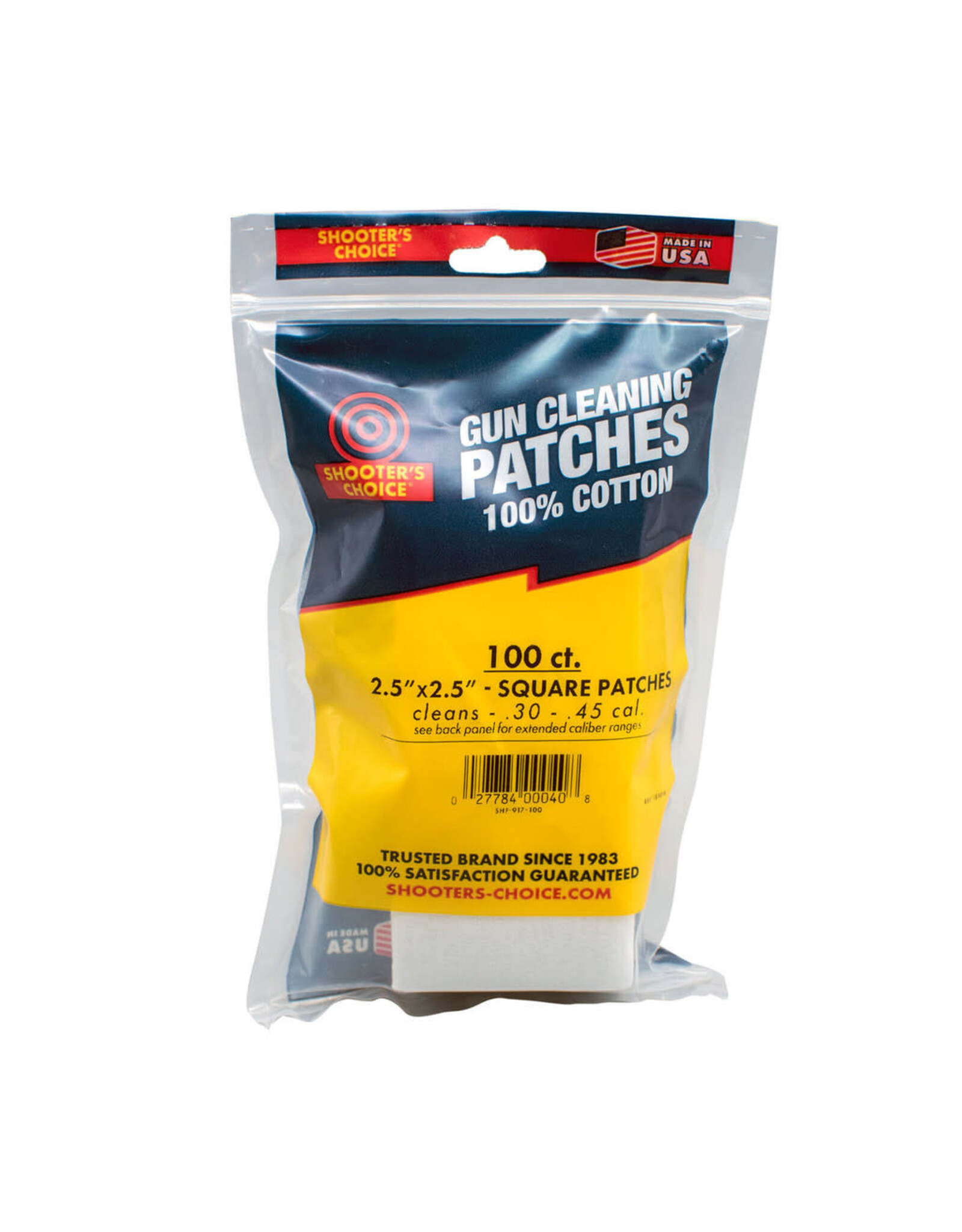 Shooter's Choice SHF-917-100 100 2.5 X 2.5 Inch Square Patches