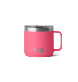 Yeti Yeti Rambler® 14oz/414 ML Stackable Mug WITH MAGSLIDER™ LID - Tropical Pink