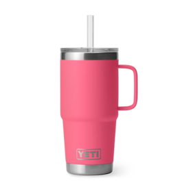 Yeti Yeti Rambler® 25oz/739 ML Straw Mug WITH STRAW LID - Tropical Pink