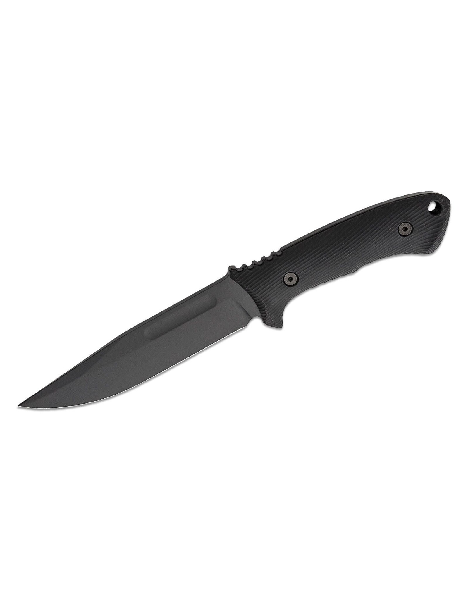 Spartan Blades Spartan Blades Professional Grade Harsey Fighter Fixed Blade Knife 6.125" 1095 Black Powder Coated Blade, Black Injection Molded Handles, Black Injection Molded Sheath - SBSL006BK