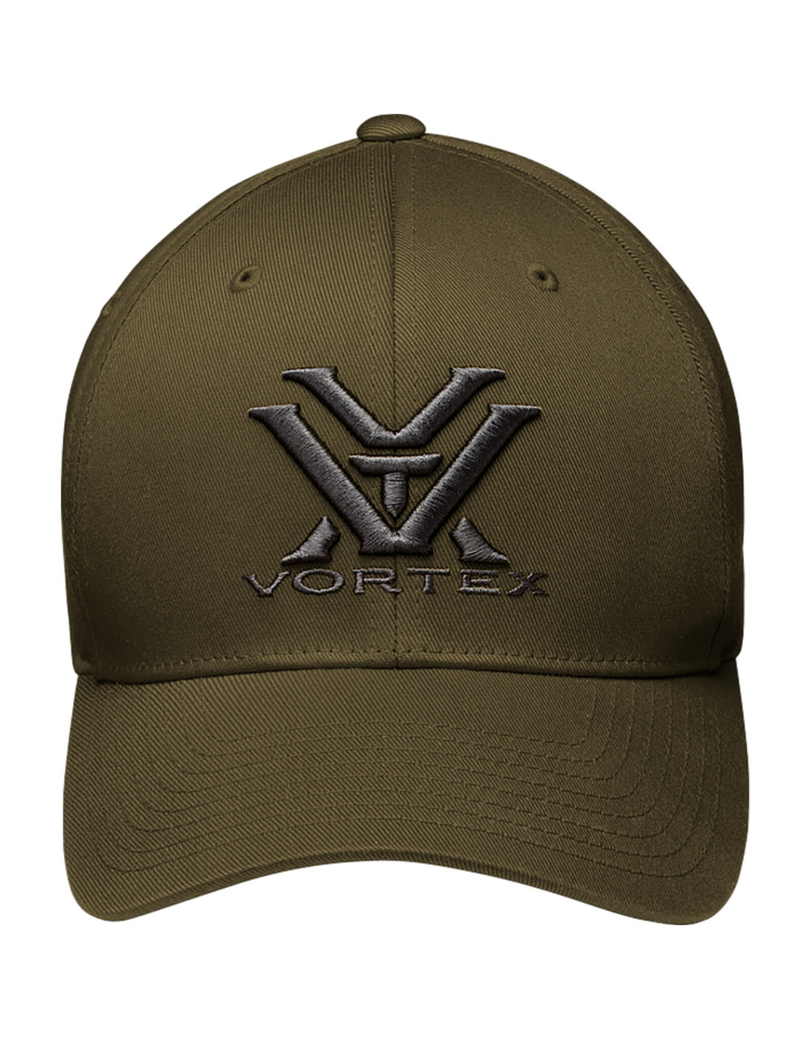 Vortex Vortex Cap - FlexFit Cap Olive Drab Small/Medium Full Back VT-120-66-ODBSM