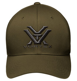 Vortex Vortex Cap - FlexFit Cap Olive Drab Small/Medium Full Back VT-120-66-ODBSM