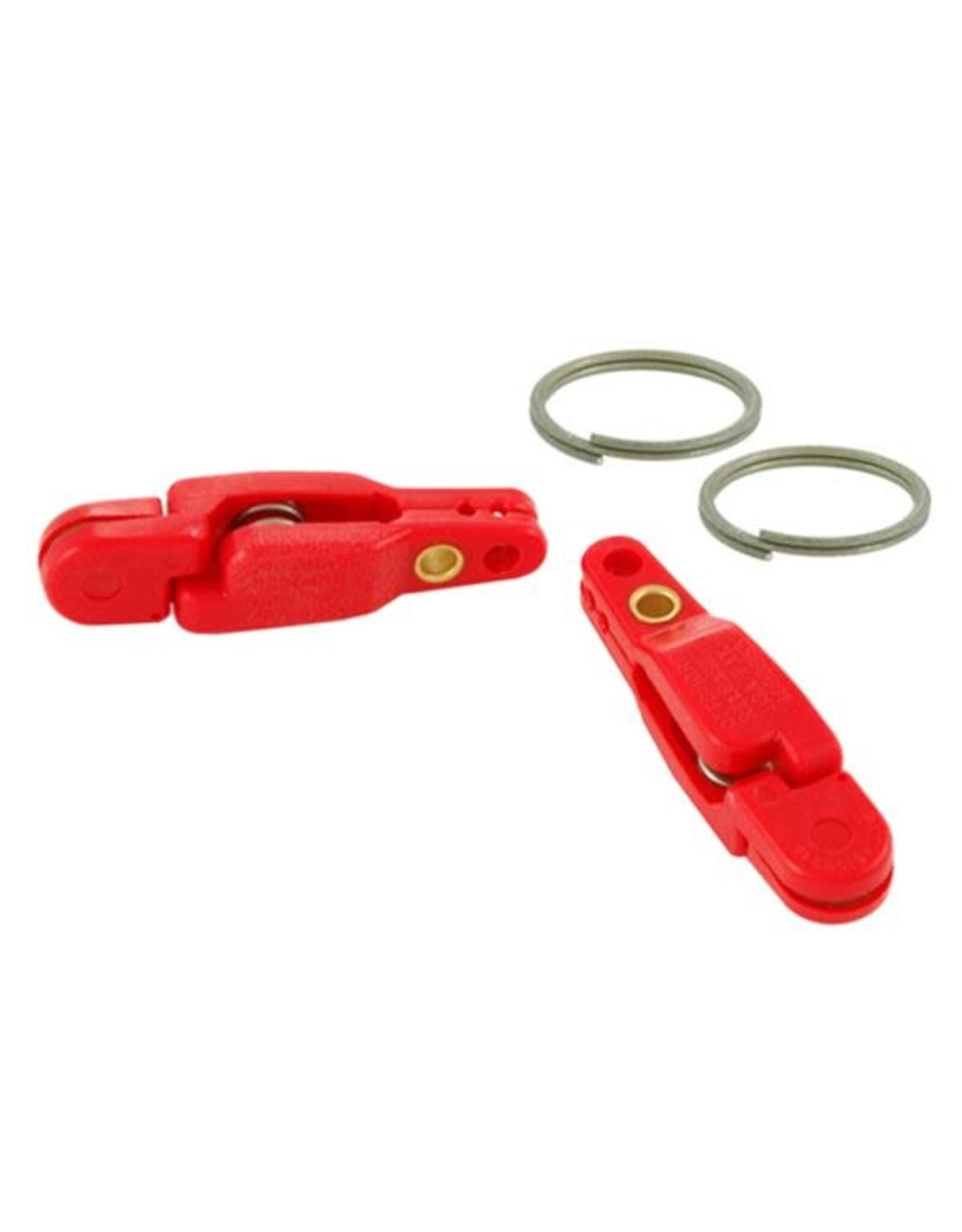 Off Shore Off Shore OR16 Pro Snap Weight Clip W/Split Ring Red 2 Pk