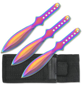Perfect Point Perfect Point RC-001Rb Throwing Knife Set 6-Inch Overall (3pk)