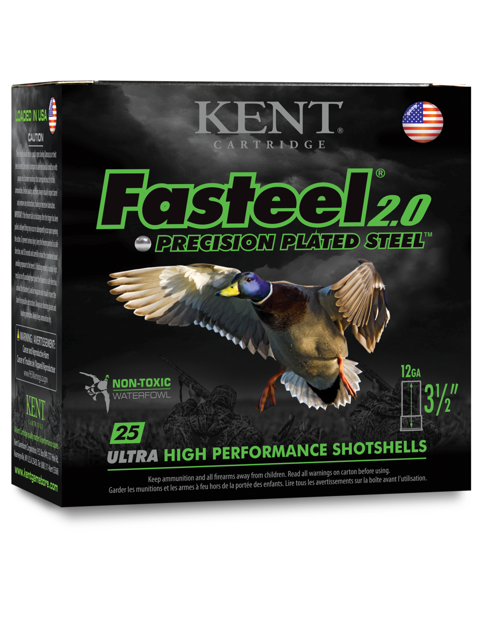 Kent Cartridge Kent Fasteel 2.0 K1235FS40-BB 12GA BB (3.5") 1 3/8 25CT