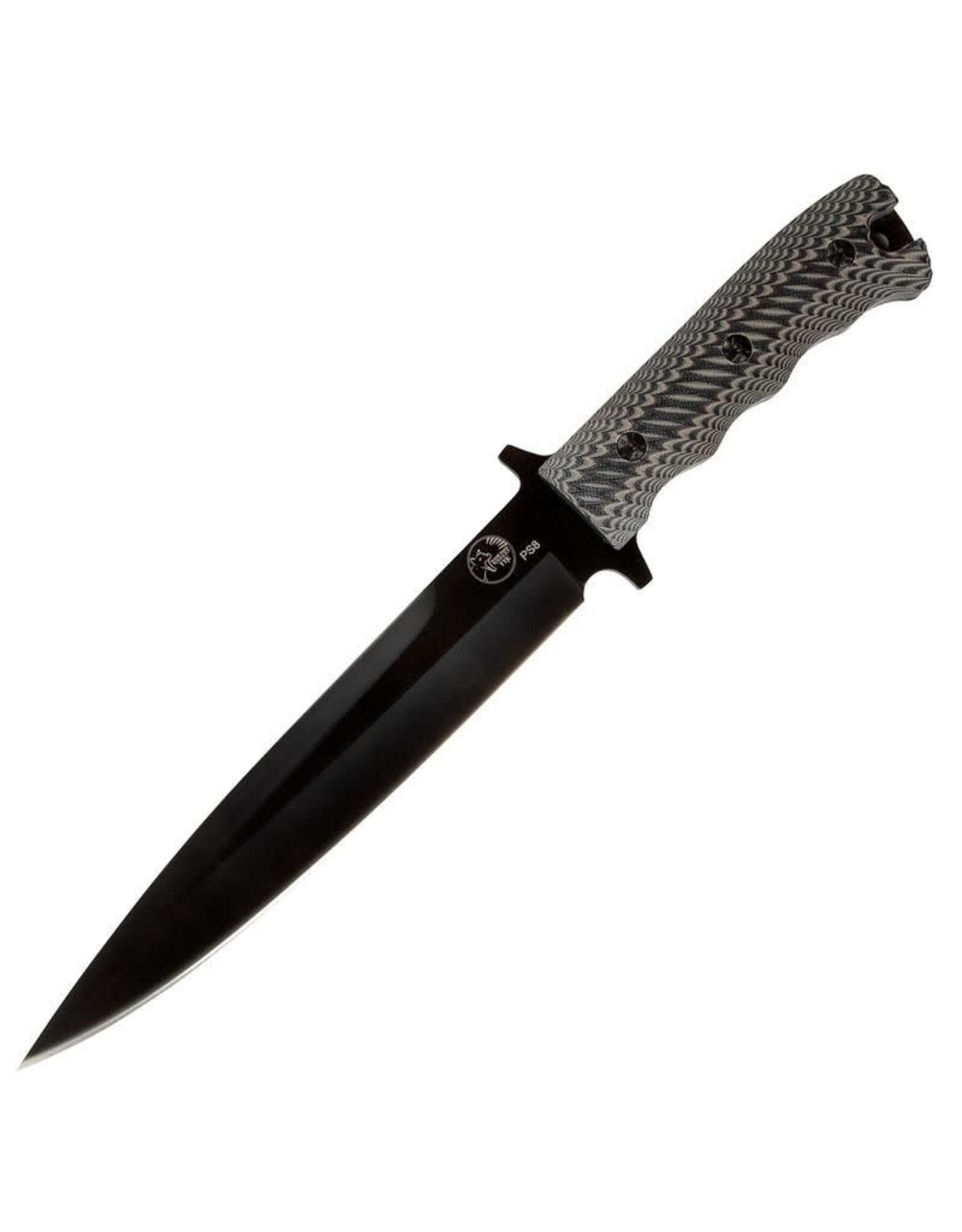 Tassie Tiger Knives 8" Pig Sticker With Leather Sheath TTKBP8