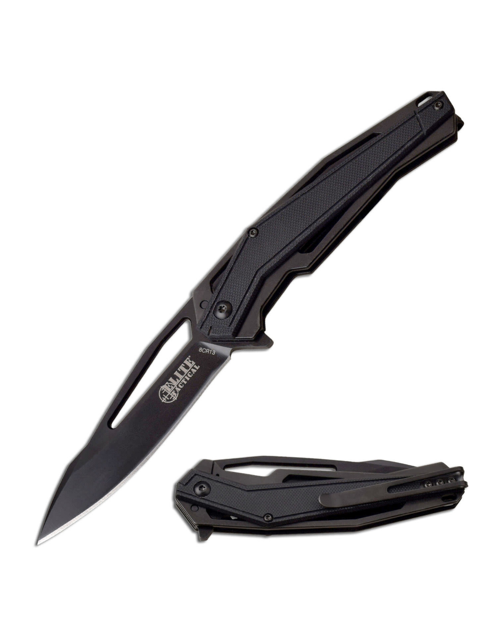 Elite Tactical - Folding Knife - ET-FDR003-BK