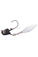 Great Lakes Finesse Great Lakes Finesse GLFSU38-14 Sneaky Underspin Jig 3/8oz Matte Black Silver Blade