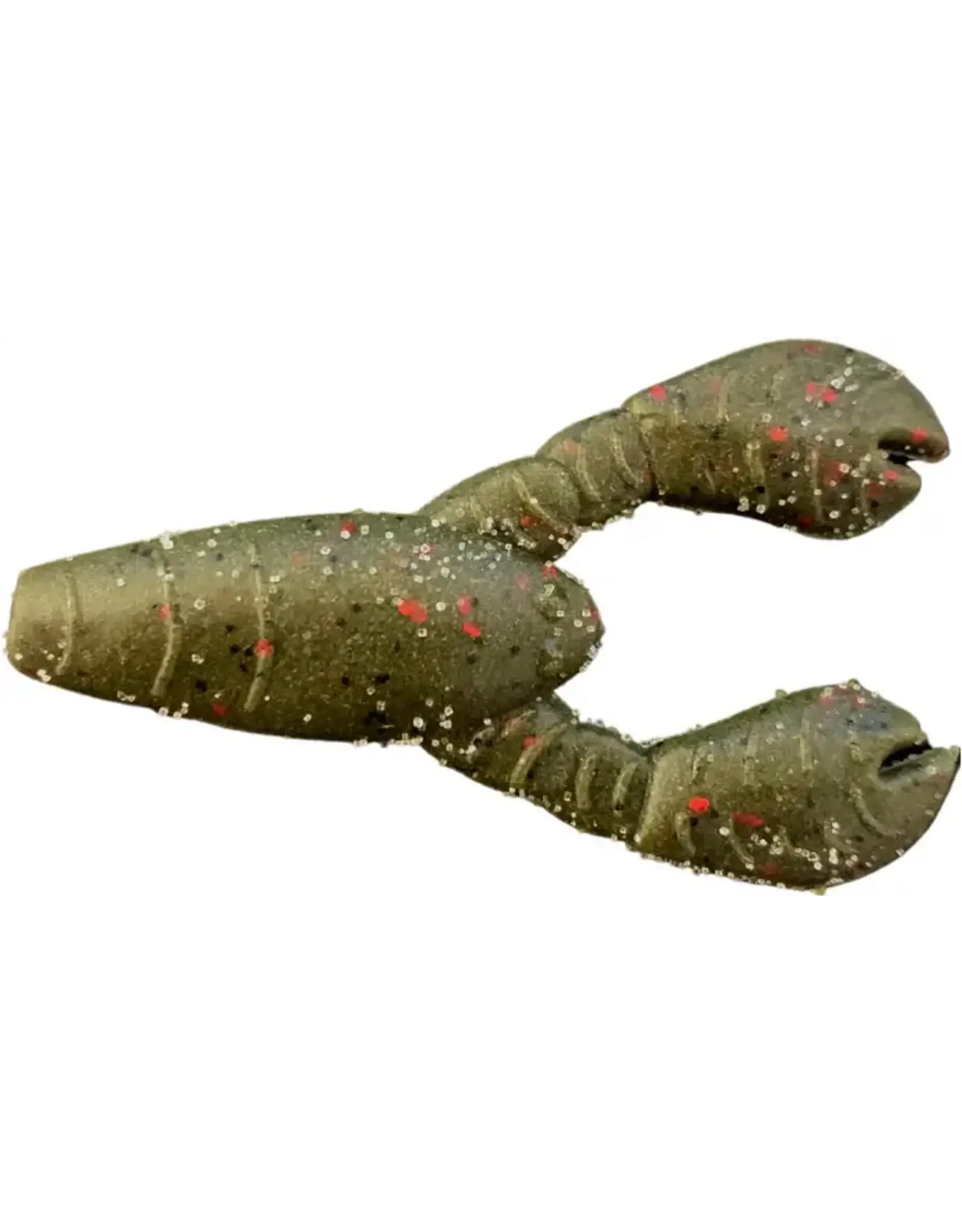 Great Lakes Finesse Great Lakes Finesse GLFSC210-02F Snack Craw, 2.1"-Green Pumpkin Red Flake Flake