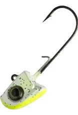 Great Lakes Finesse Great Lakes Finesse GLFHH516-34 Hangin Head Jig, 5/16oz, 2 Pack, Chartreuse Shad