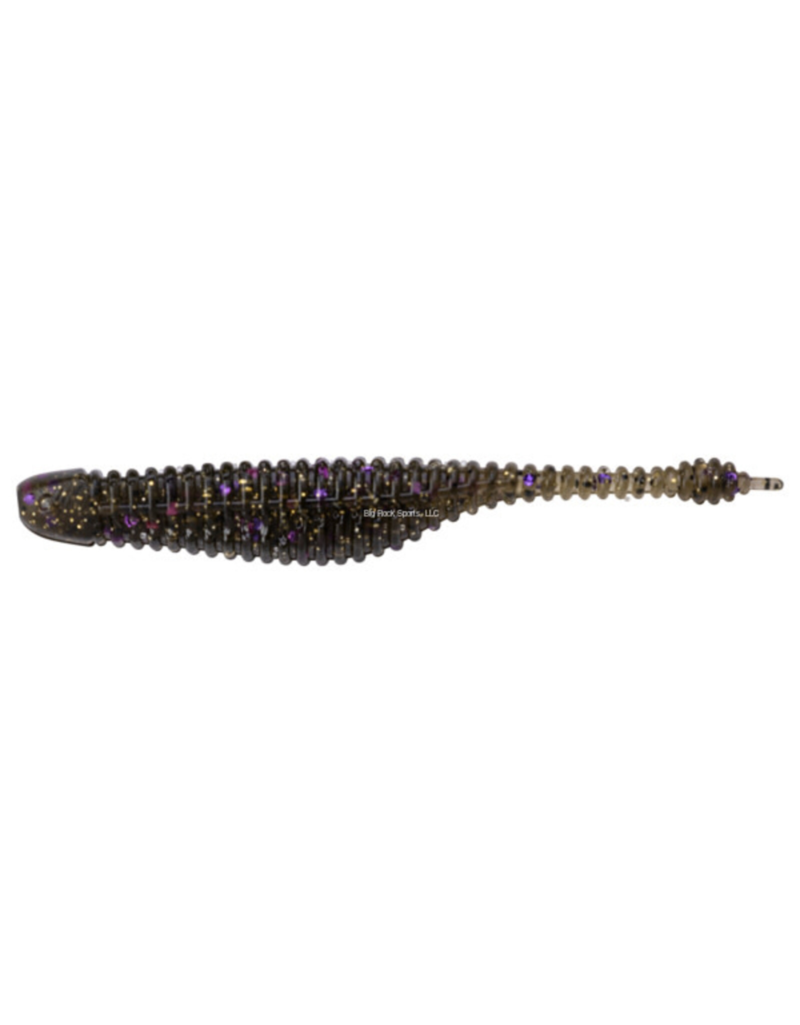Great Lakes Finesse Great Lakes Finesse GLFDM275-03 Drop Minnow, 2.75"-Green Pumpkin Purple Flake