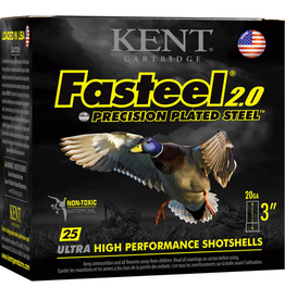 Kent Cartridge Kent Fasteel 2.0 K203FS24-2 20GA #2 (3") 7/8 25ct
