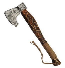 Pakistan Etched Viking Axe