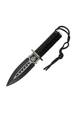 Rite Edge Rite Edge Skull Dagger two-tone Fixed Blade Knife Black Handles