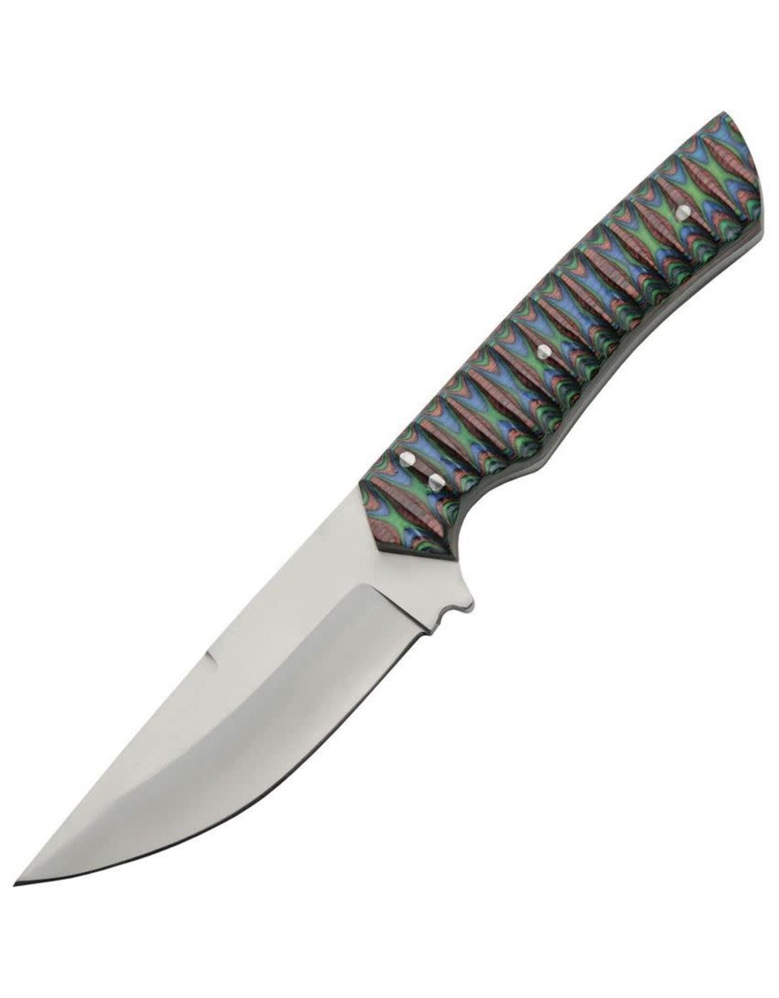 Rite Edge Rite Edge Satin Fixed Blade Knife Colorwood Handles