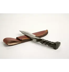 Rite Edge 8+” Hunting Survival Combat Knife HAND FORGED CARBON STEEL Railroad Spike Rugged