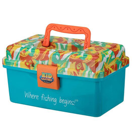Kid Casters KRZYPB Krazy Play Youth Tackle Box, Removable Tray, Easy Latch