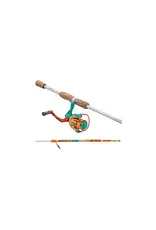 ProFISHiency ProFISHiency 6KRZYSPINREC Krazy Deluxe Spinning Combo,9 Bearing Reel,Cork Knobs,6 ft,2 pc, ML Rod,8 lb Hi Viz Line