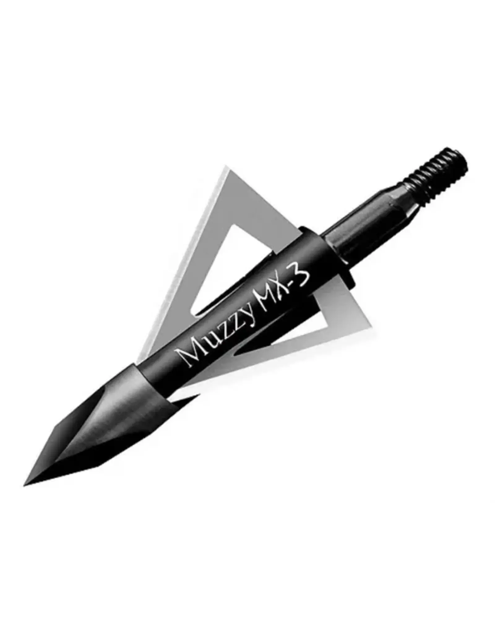 Muzzy MX-3 100 Grain Broadhead / 3 pack / screw in / 1 1/4" cut