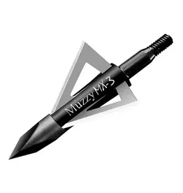 Muzzy MX-3 100 Grain Broadhead / 3 pack / screw in / 1 1/4" cut