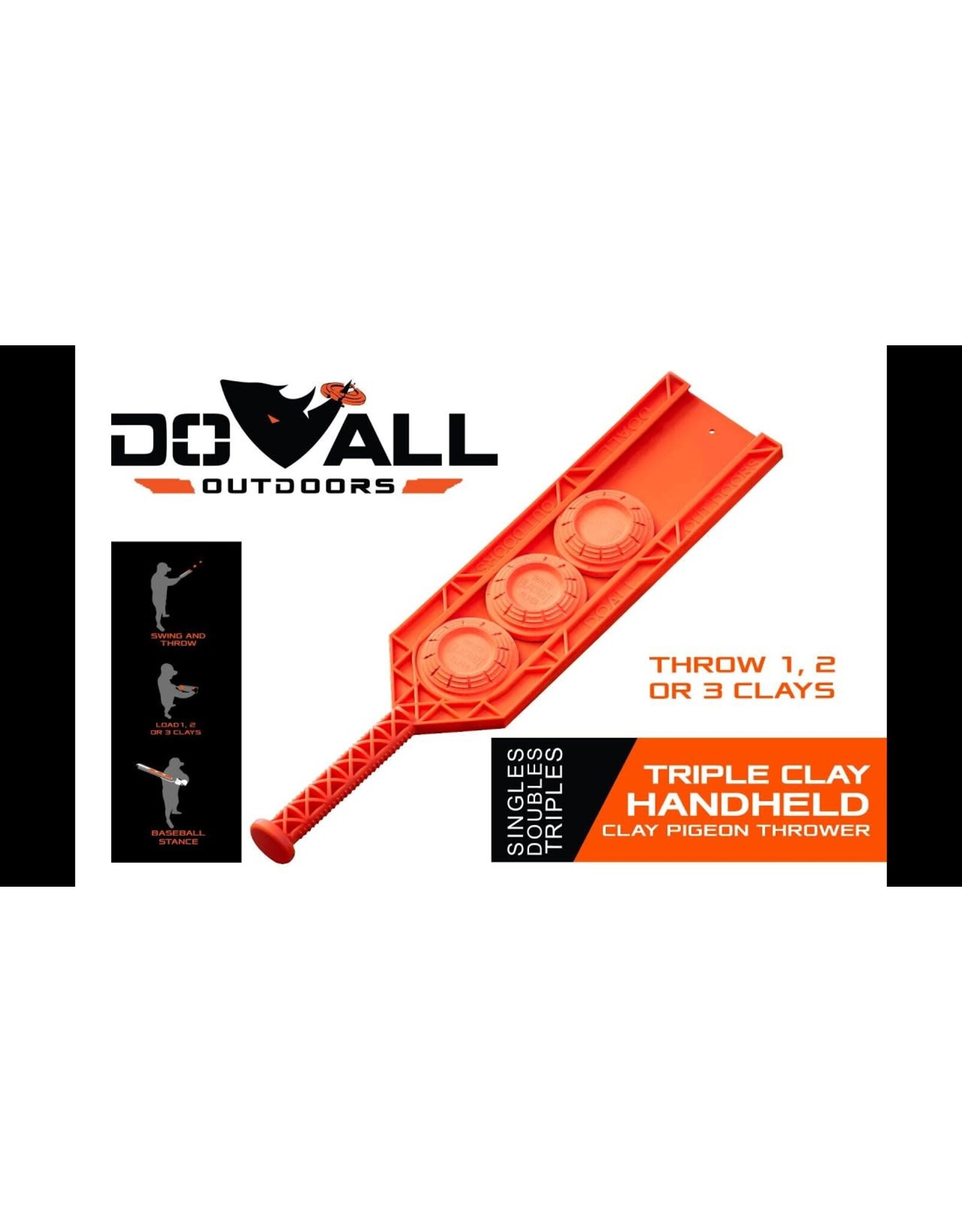 DO ALL OUTDOORS Do All Triple Clay Handheld Clay Pigeon Thrower TC123