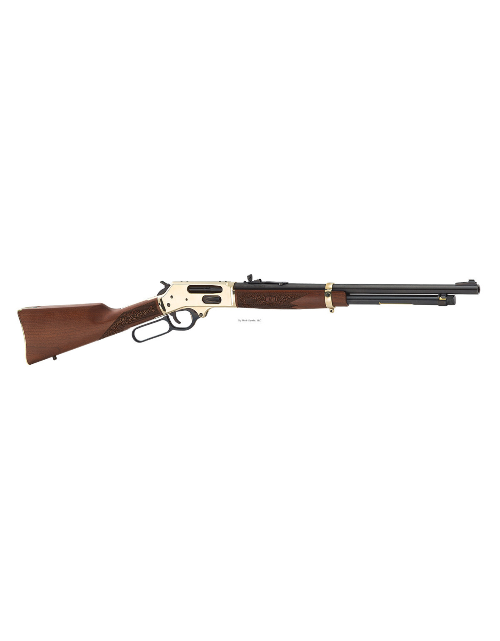 Henry Firearms Henry H024-4570 Lever Action Rifle, 45-70, Side Gate, 19.8" Bbl, Brass Receiver, 4 Rnd