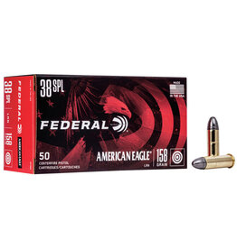 Federal Federal AE38B American Eagle Pistol Ammo 38 Spec 158Gr 50Rnd Lead RN
