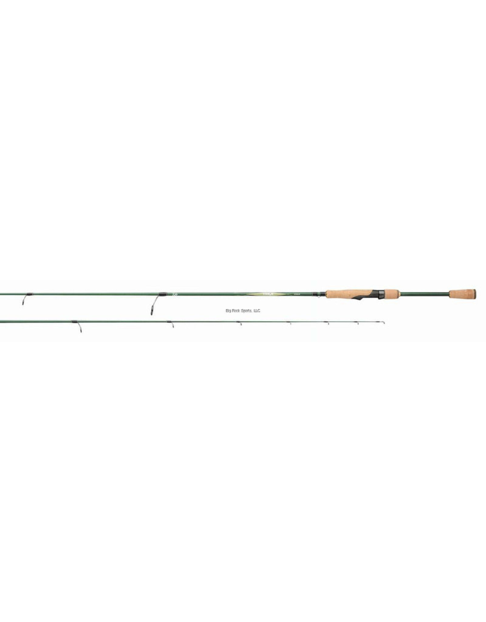 Daiwa Daiwa TDEYE731MLXS TD EYE Walleye Graphite Spinning Rod, 7'3", 1pc, ML, XFast, 1/8-3/8oz, 9 Fazlight K Guides+Top, Cork Handle