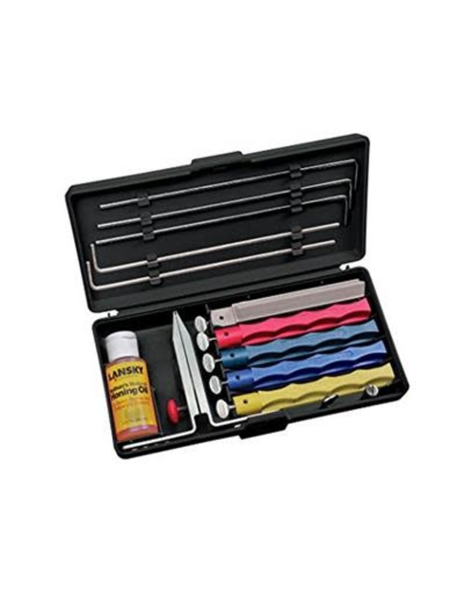 Lansky Sharpeners Lansky Professional Sharpening System with Coarse, Medium, Ultra Fine, and Serrated Medium Hones