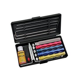 Lansky Sharpeners Lansky Professional Sharpening System with Coarse, Medium, Ultra Fine, and Serrated Medium Hones