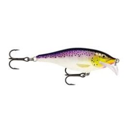 Rapala Rapala SCRS07PD Scatter Rap Shad Crankbait, 2 3/4", 1/4 oz, Purpledescent, Floating