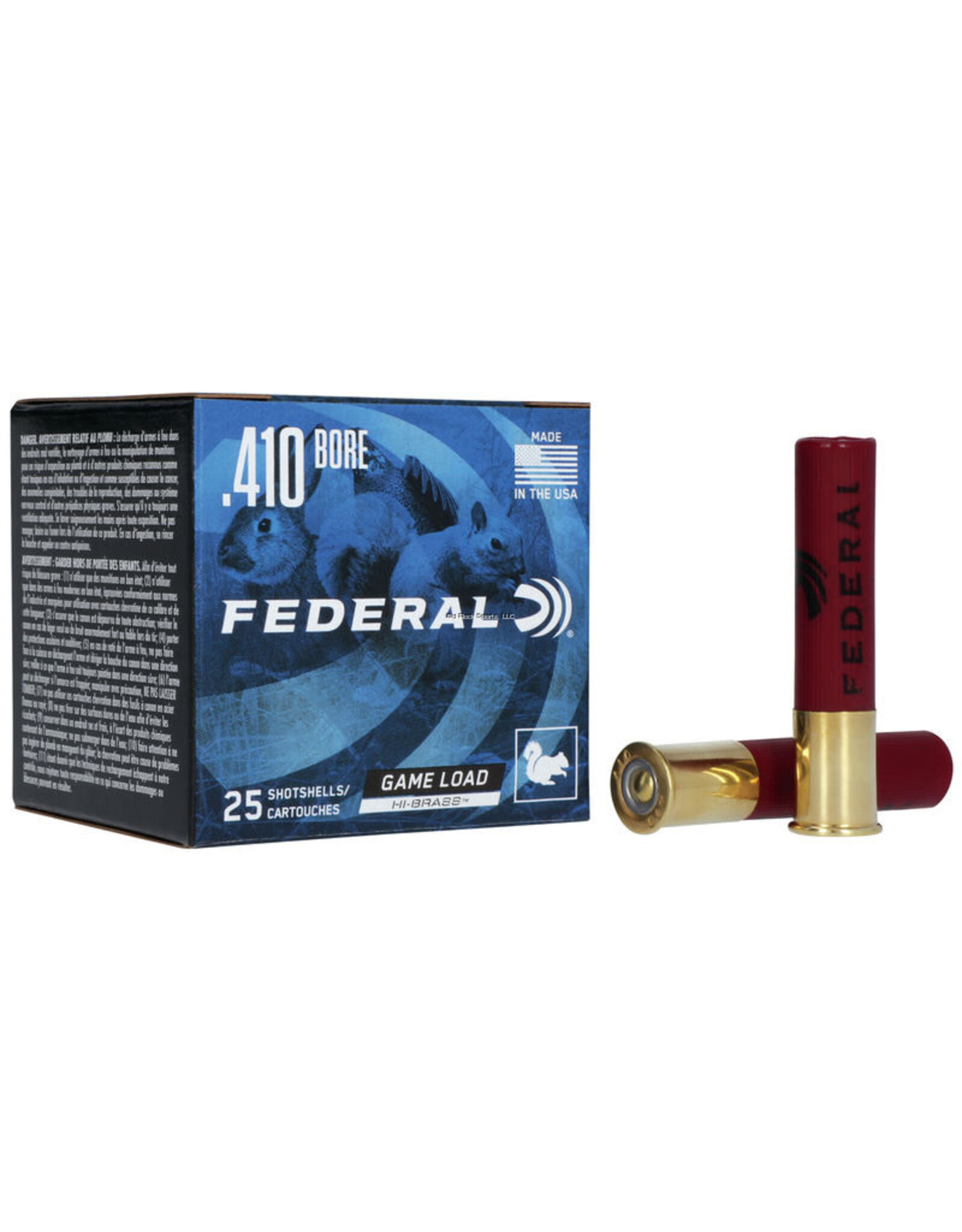 Federal Federal H412 6 Game-Shok Upland - Hi-Brass Shotshell 410 GA 2-1/2 in No. 6