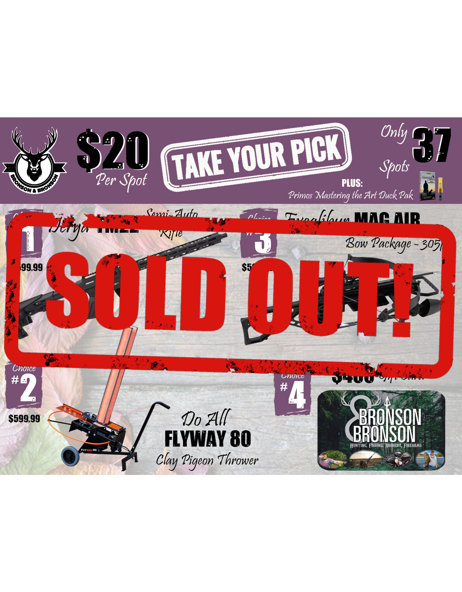 DRAW #1557 - Take Your Pick - Derya, Do All, Excalibur OR Gift Card!
