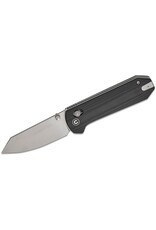 Civivi CIVIVI Knives Zac Whitmore Yonder Crossbar Lock Folding Knife 2.88" 14C28N Stonewashed Spey Point Blade, Contoured Black G10 Handles, Reversible Clip - C23073-1