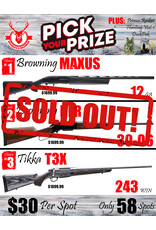 DRAW #1560 - Pick Your Prize - Maxus, BLR OR T3X!
