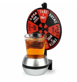 Meridian Point Meridian Point Wheel of Shots - The Perfect Party Drinking Game - Pour a Shot, Spin The Wheel, & Take Your Chances - Great Gift for Home Entertaining, Kickbacks, Parties, Tailgates, & Celebrations
