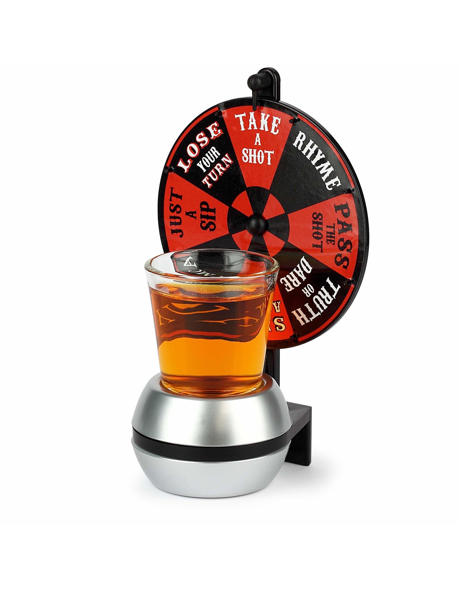 Meridian Point Meridian Point Wheel of Shots - The Perfect Party Drinking Game - Pour a Shot, Spin The Wheel, & Take Your Chances - Great Gift for Home Entertaining, Kickbacks, Parties, Tailgates, & Celebrations