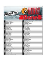 DRAW #1562 - Take Your Pick - Lupo, Henry OR Super Vinci!
