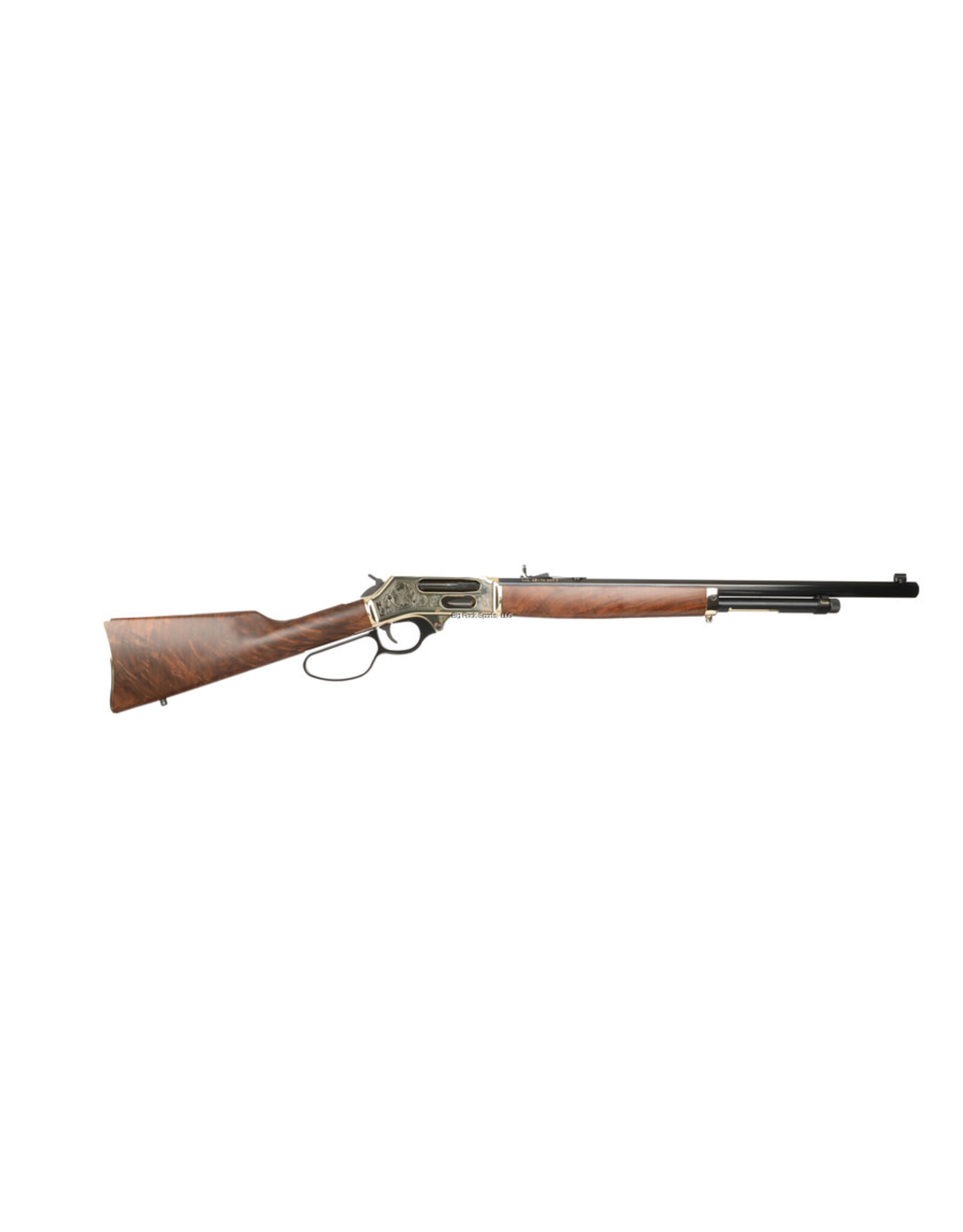 Henry Firearms Henry H010BGWL Lever Action Rifle, 45-70 Gov't, 20" Octagon, Bbl, Blue, Wildlife Edition, Brass Rec, Side Gate, Walnut Stock, 4+1 Rnd