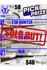 DRAW #1568 - Pick Your Prize - Tikka, Silver OR BLR!