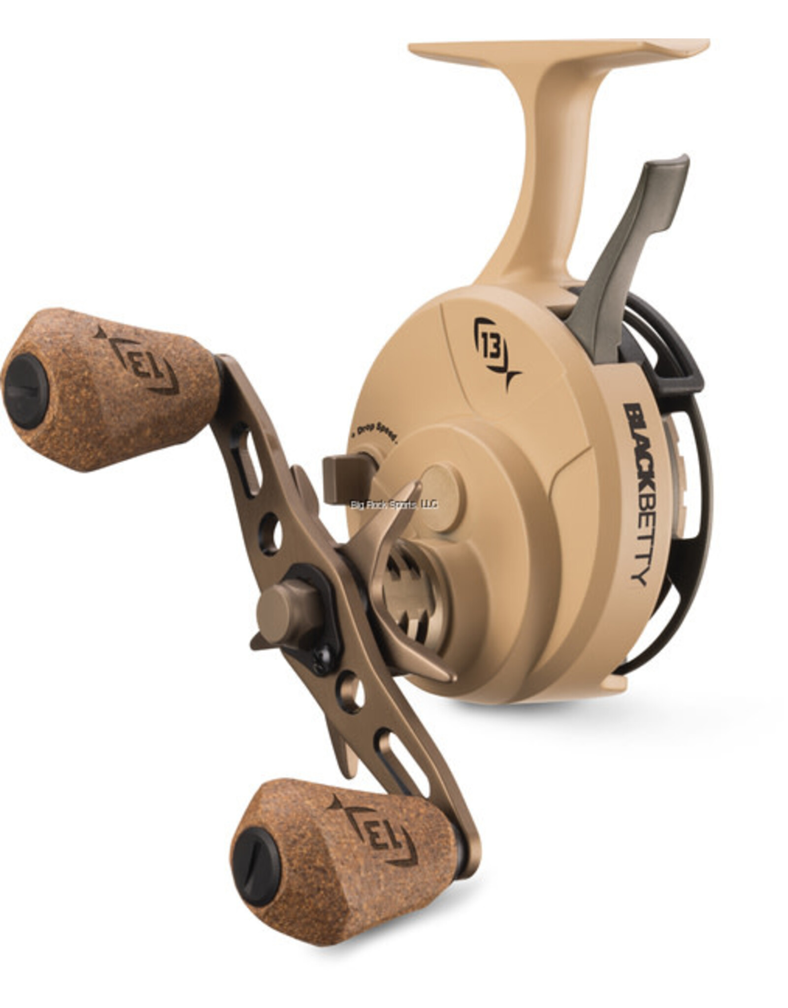 13 Fishing 13 Fishing BBCFFTS24-2.5-RH Freefall Trick Shop Special Edition 24, 2.5:1, FreeFall Trigger, Carbon Frame, Trick Shop Alum Spool and Star Drag, RH