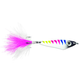 VMC VMC HTCH316GBWB Hatchet Spoon, Sinking, 2", 3/16oz, sz 8 Treble, Glow Blk Wonderbread