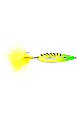 VMC VMC RRS18GSL Rattling Roach Spoon, 1-5/8", 1/8 oz, #10 Treble, Glow Slimy Lime